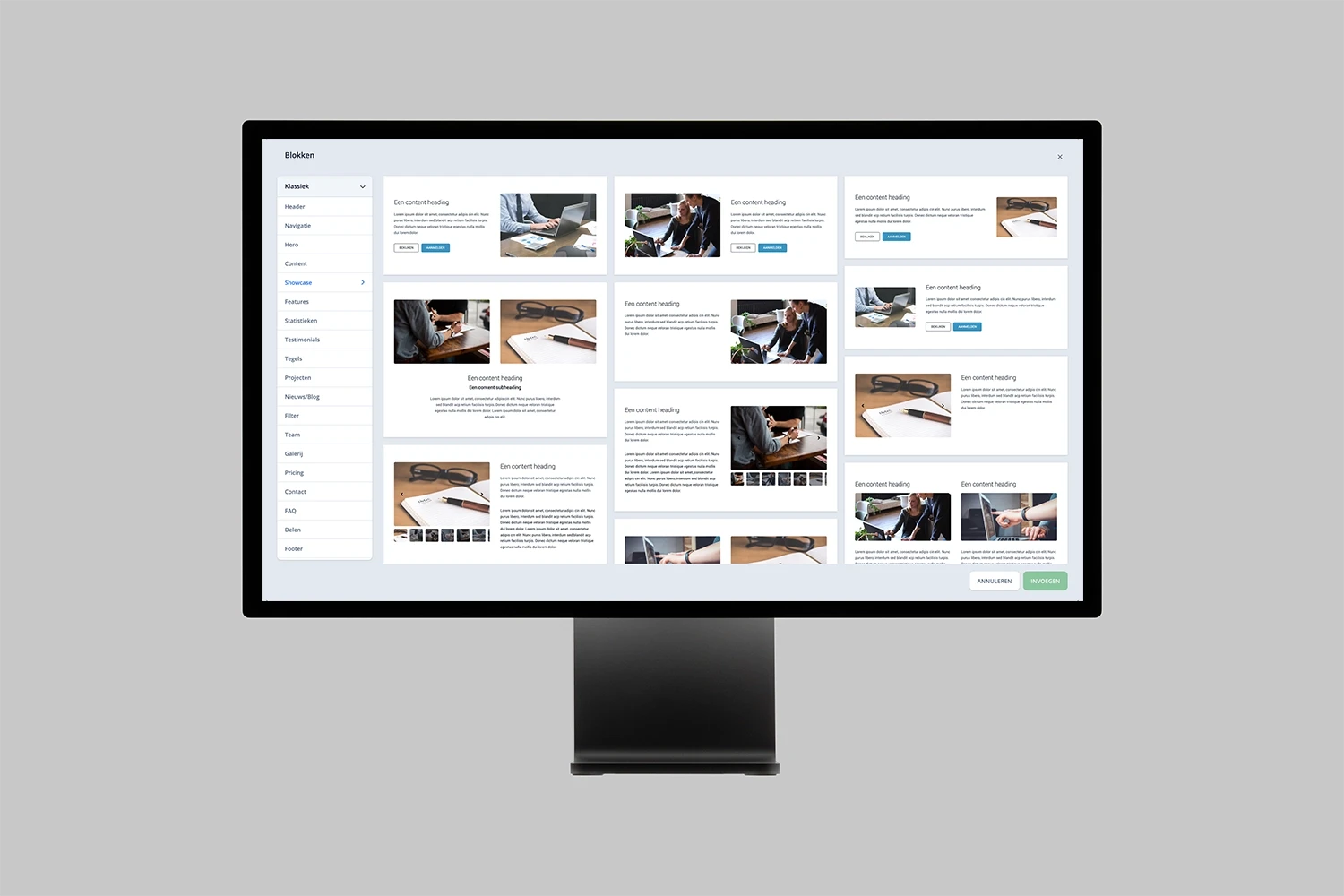 Gebruiksvriendelijk CMS